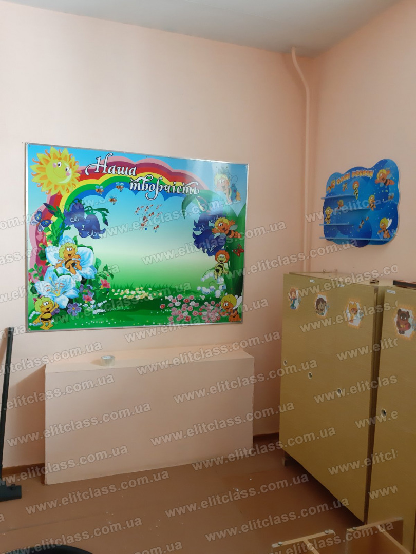 Магнитный стенд для рисунков пчелки магнитный