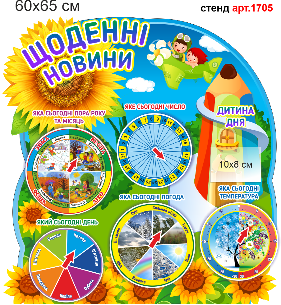 Стенд Щоденні новини ранкове коло