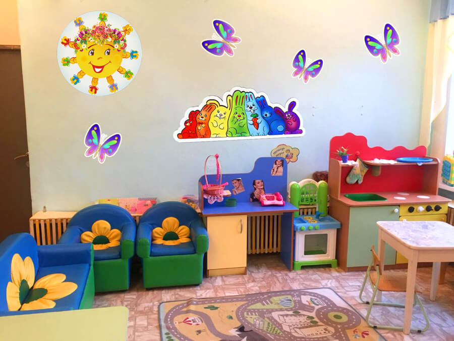 оформление стены в группу зайчик оформление стены в группу зайчик